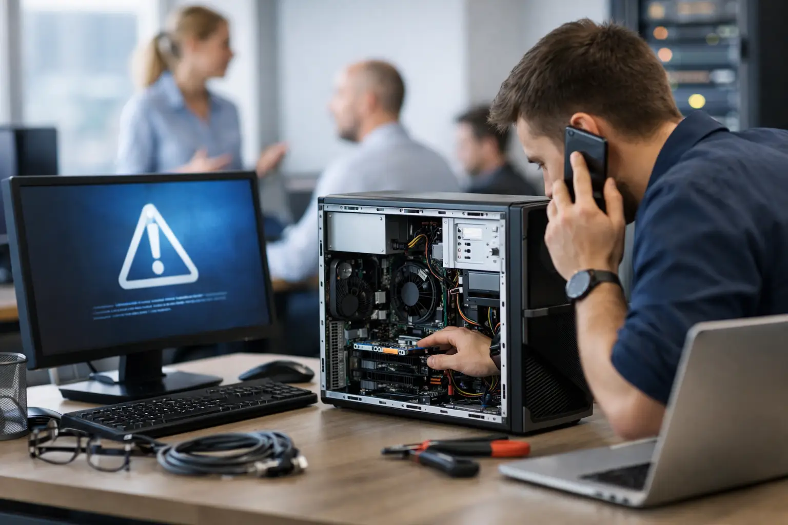 Come gestire guasti informatici urgenti in azienda